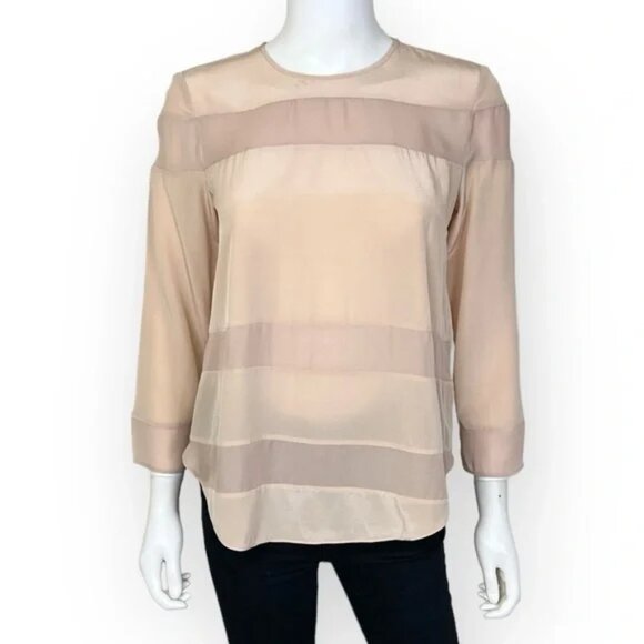 Elizabeth and James Jaqulene Silk Blouse - Size Medium - Picture 4 of 8